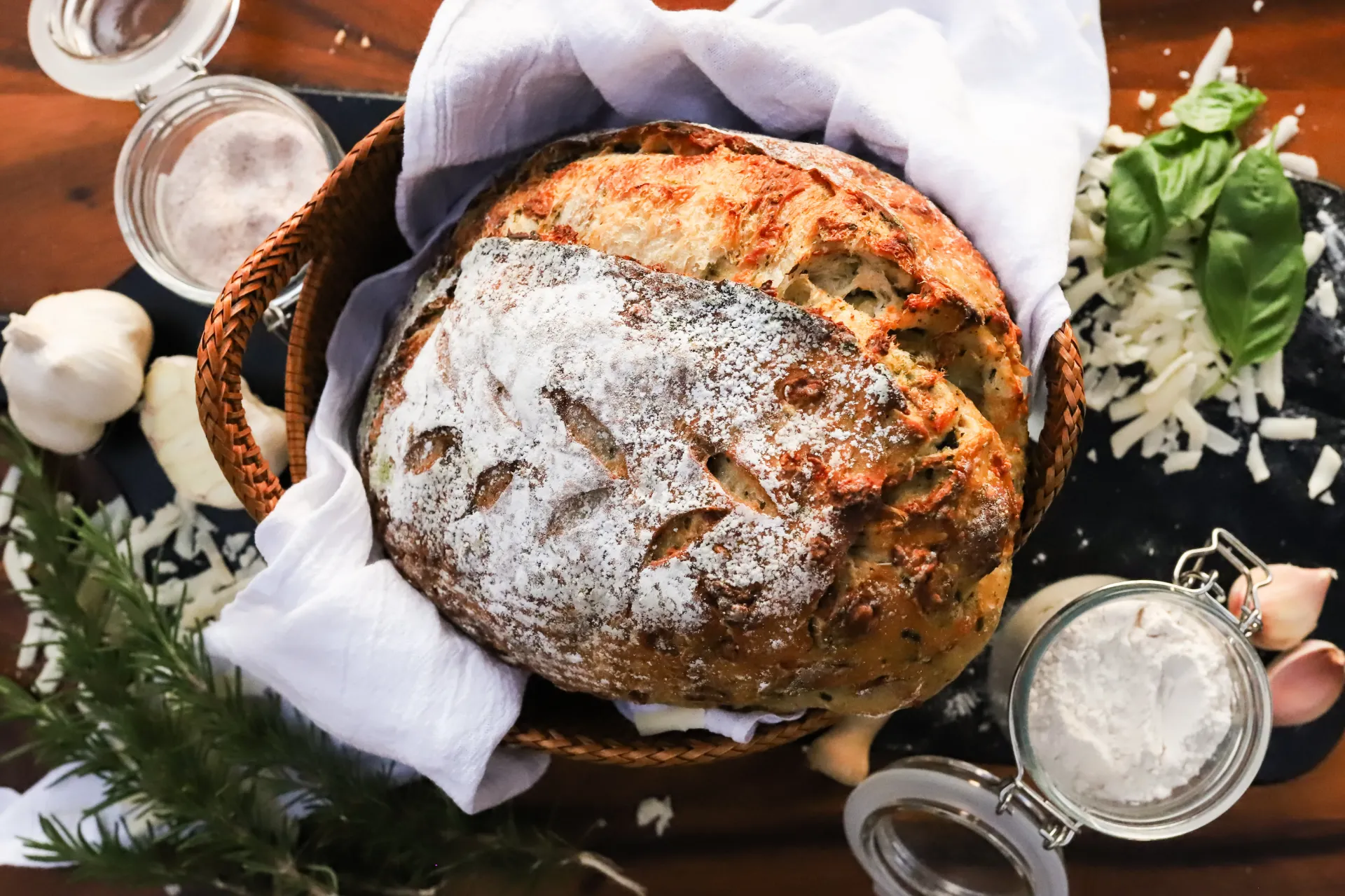Italian Herbs and Cheese (Loaf)